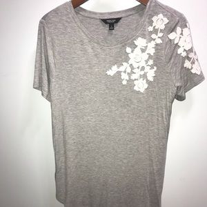 Soft gray tee